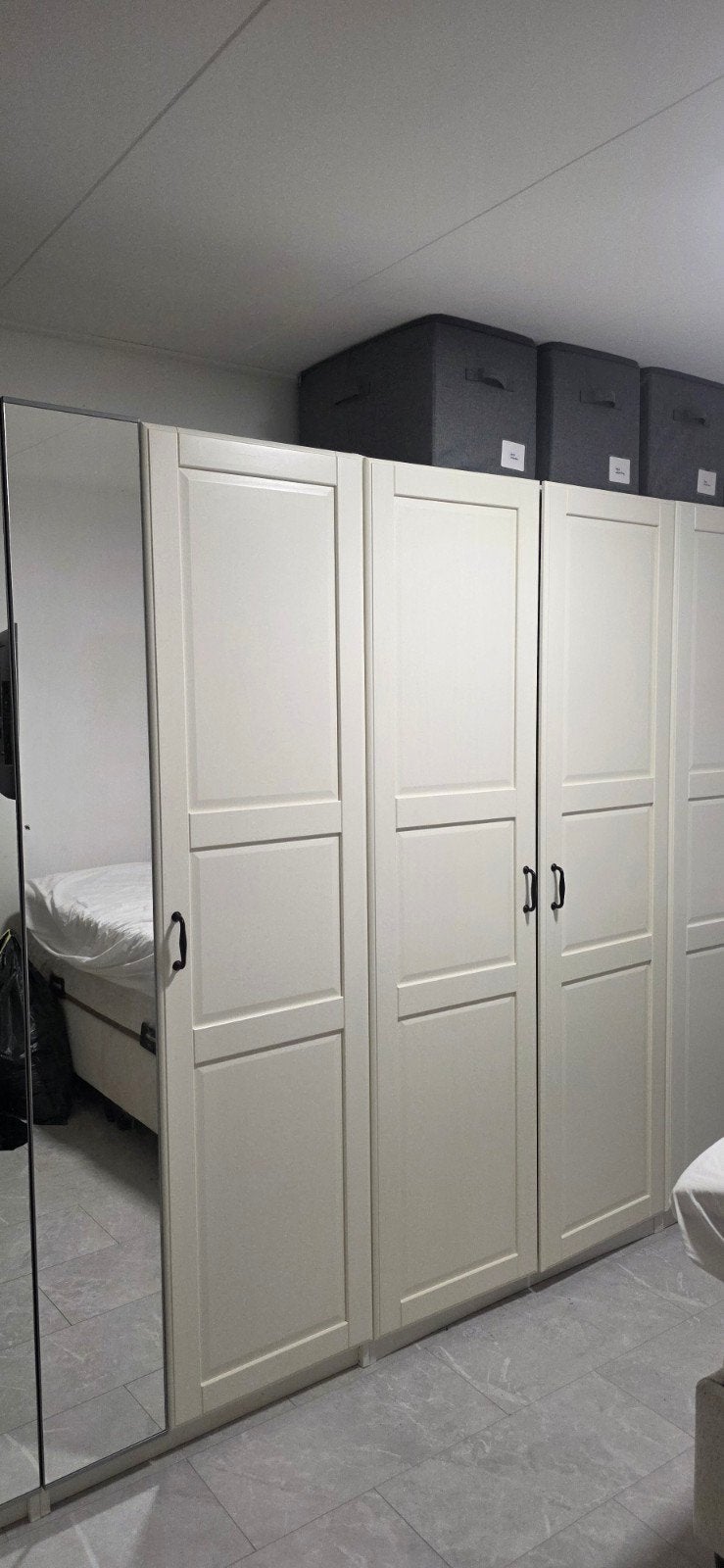 IKEA Tyssedal Pax deuren en Aheim spiegeldeur (195cm), Ophalen, Tyssedal, 50 tot 100 cm, Zo goed als nieuw