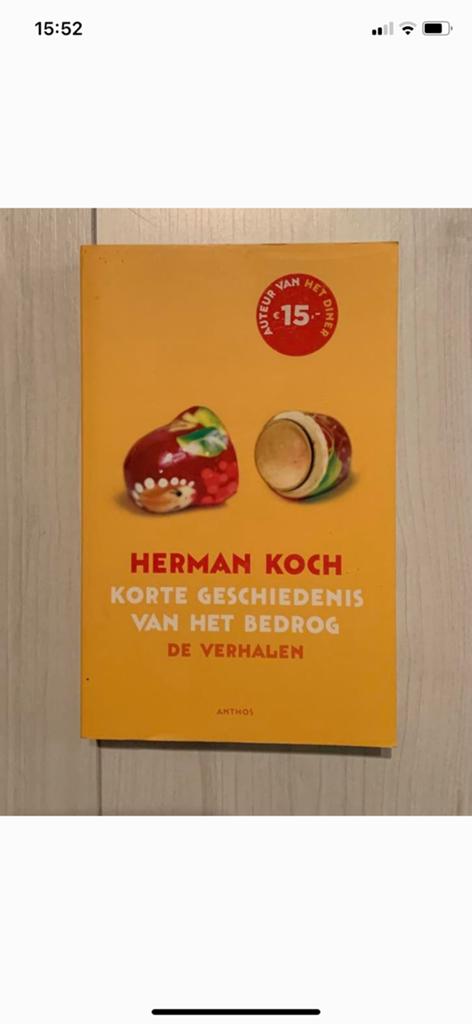 Herman Koch - Korte geschiedenis van het bedrog, Ophalen of Verzenden, Zo goed als nieuw, Herman Koch