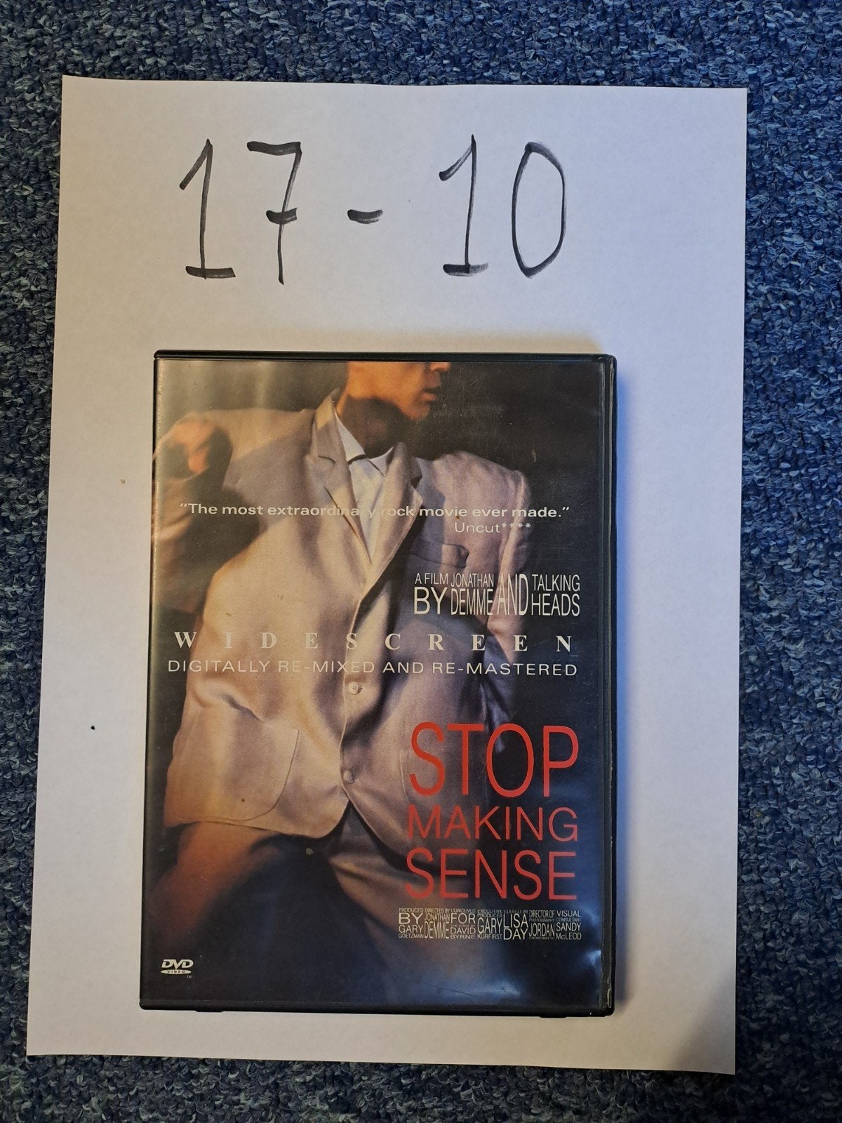 Stop Making Sense (Talking Heads) DVD - Widescreen, Engels, Alle leeftijden, Zo goed als nieuw, Concert