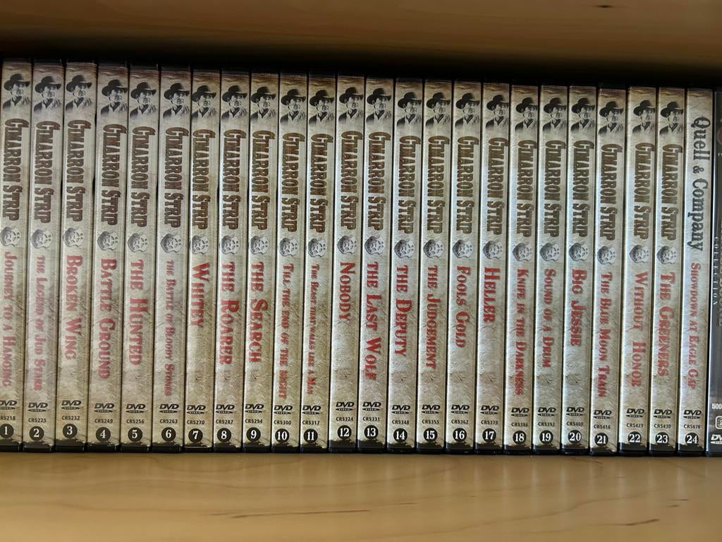 Cimarron Strip, compleet op 24 DVD’s, Vanaf 12 jaar, Ophalen of Verzenden, Zo goed als nieuw, Actie en Avontuur