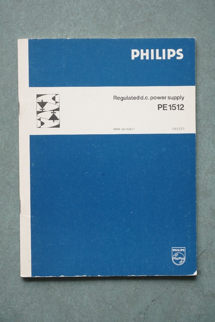 Philips PE1512 manual, Verzenden, Gebruikt, Elektriciteit