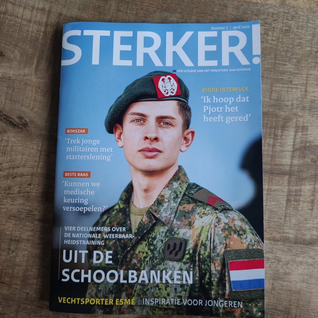 Sterker !  Magazine Nr  2-2026 uitgave Ministerie v Defensie, Ophalen of Verzenden, Nieuw