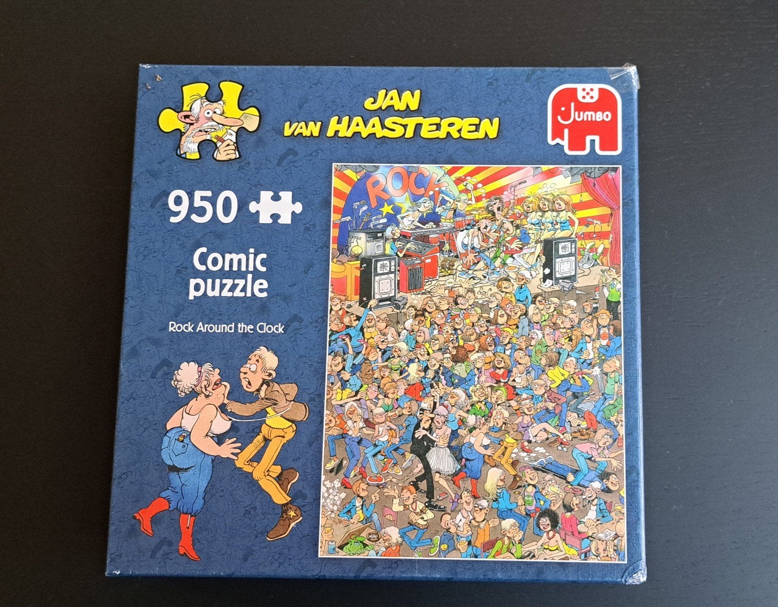 Jan van Haasteren puzzel - Rock Around the Clock - 950 st., Ophalen, 500 t/m 1500 stukjes, Gebruikt
