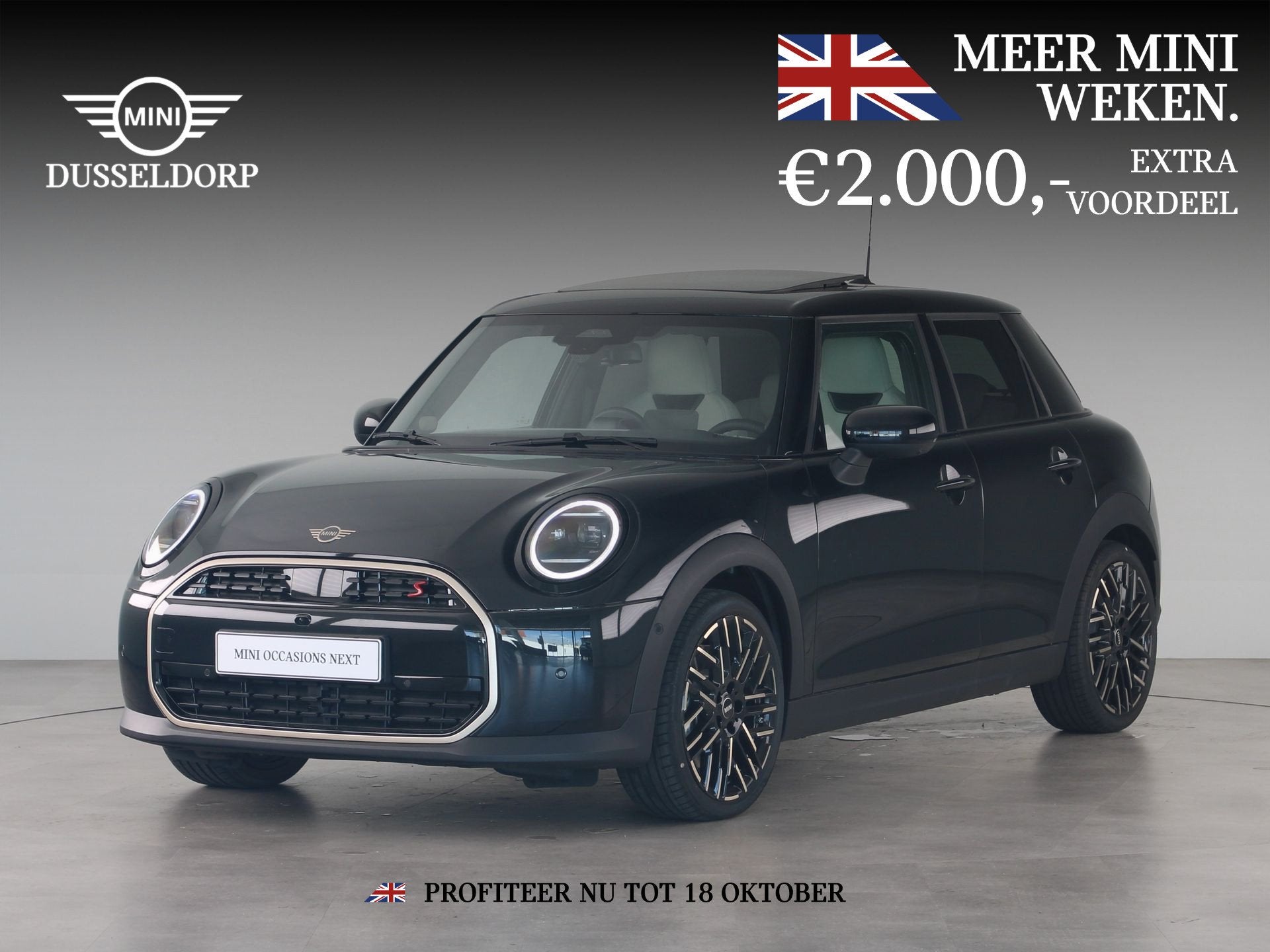 MINI 5-deurs Cooper S Favoured Pakket XL (bj 2026), 4 cilinders, Met garantie (alle), Zwart, Bedrijf