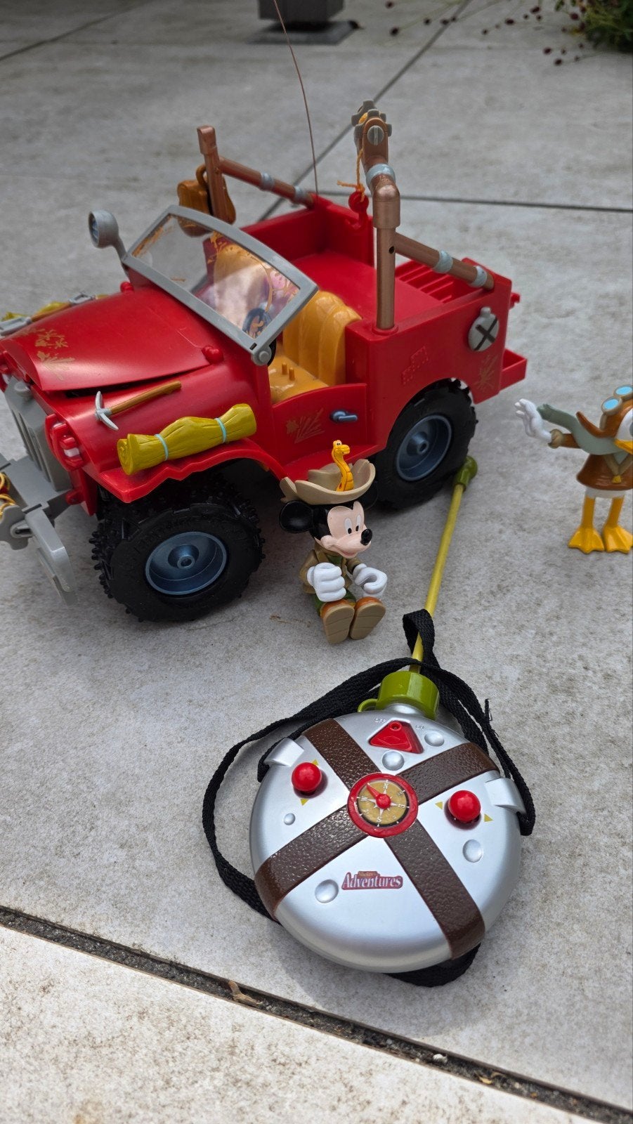 Mickey Mouse Avontuur Jeep met Afstandsbediening, Ophalen, Gebruikt, Afstandsbediening