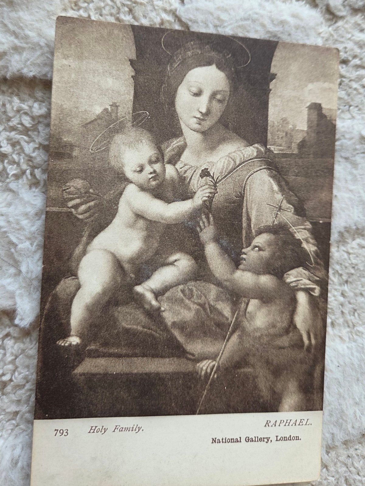 Heilige Familie, Raphael, National Gallery, Verzenden, Voor 1920, Ongelopen, Overige thema's