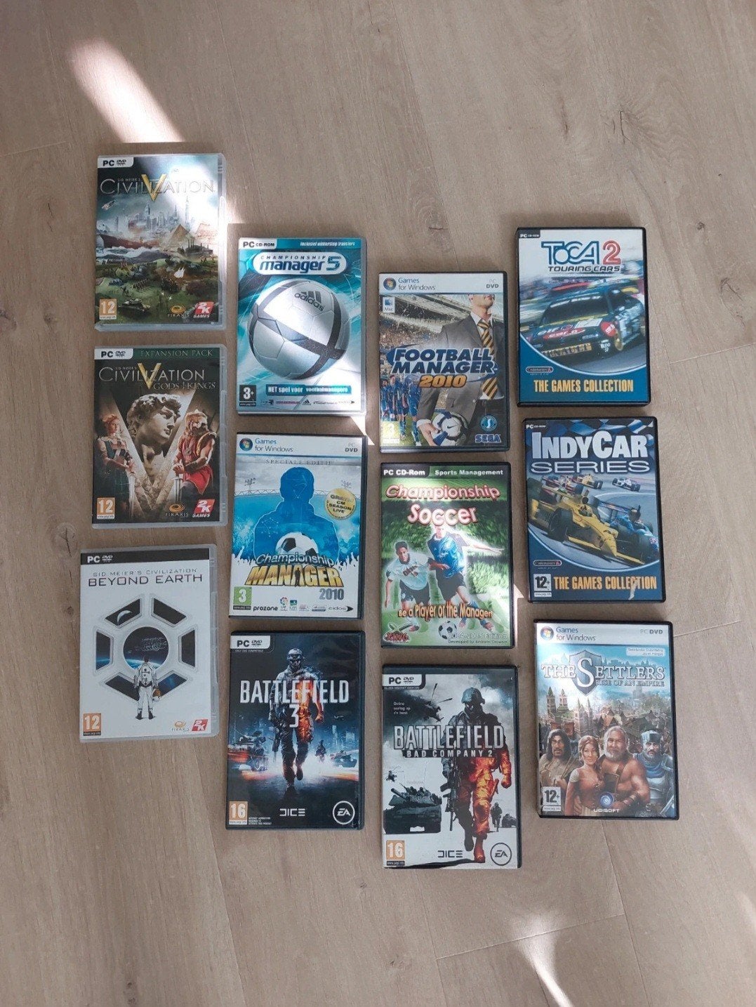 Diverse PC Games Collectie: Strategie, Sport & Actie, Spelcomputers en Games, Games | Pc, Online, Gebruikt, 1 speler, Ophalen of Verzenden