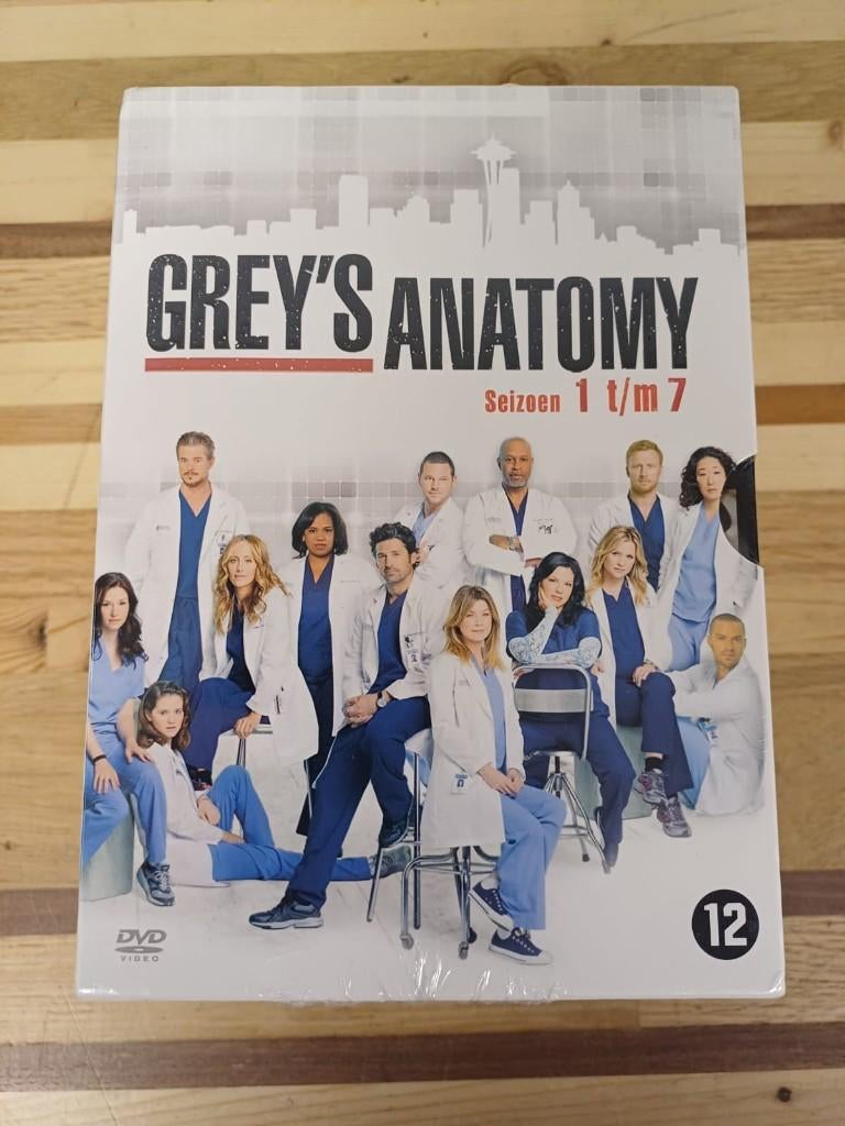Grey's Anatomy - seizoen 1 t/m 7 - nieuw in folie, Vanaf 12 jaar, Ophalen of Verzenden, Nieuw in verpakking, Drama