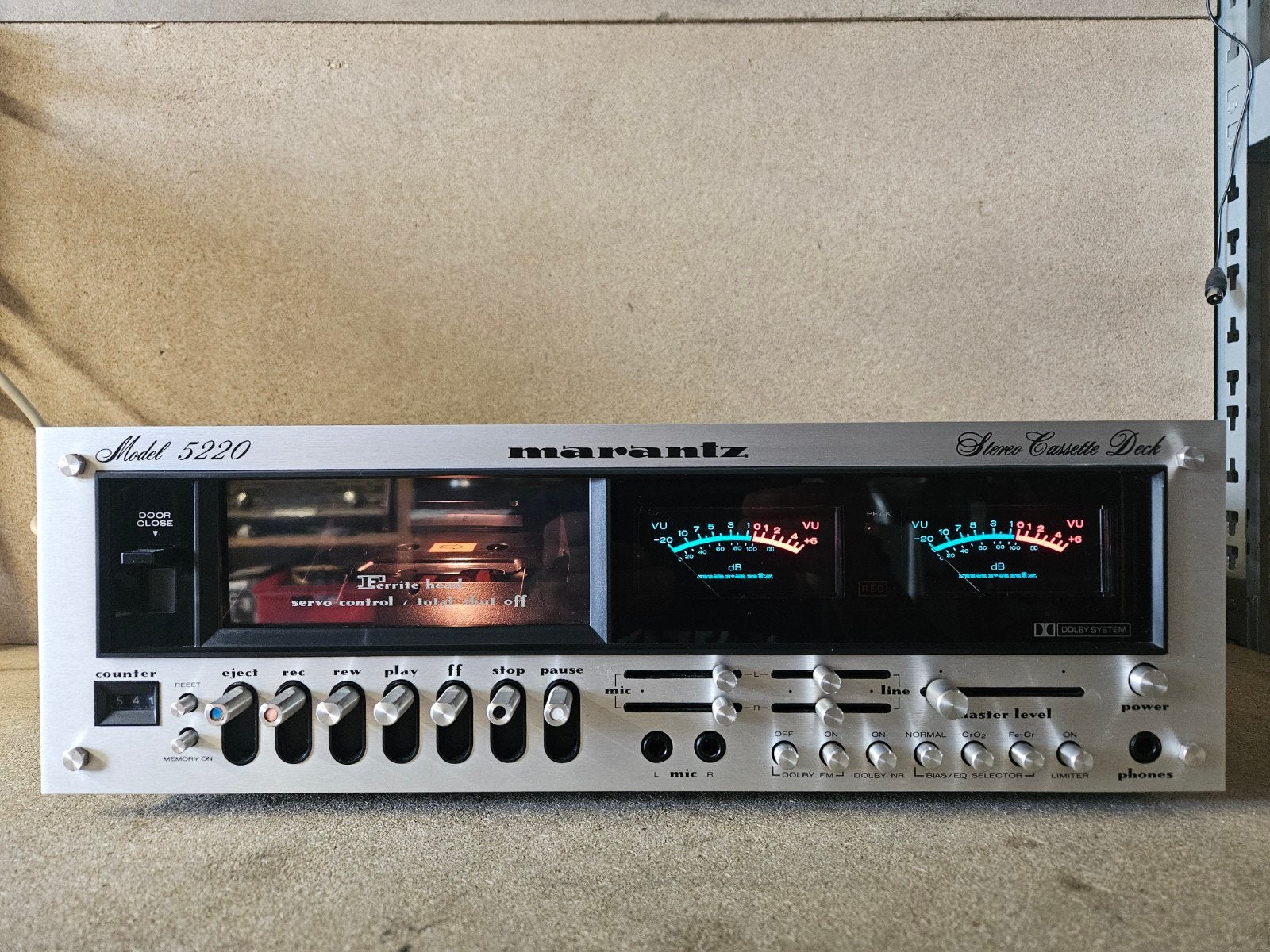 Marantz 5220 Stereo Cassette Deck in absolute nieuwstaat, Audio, Tv en Foto, Cassettedecks, Ophalen, Marantz