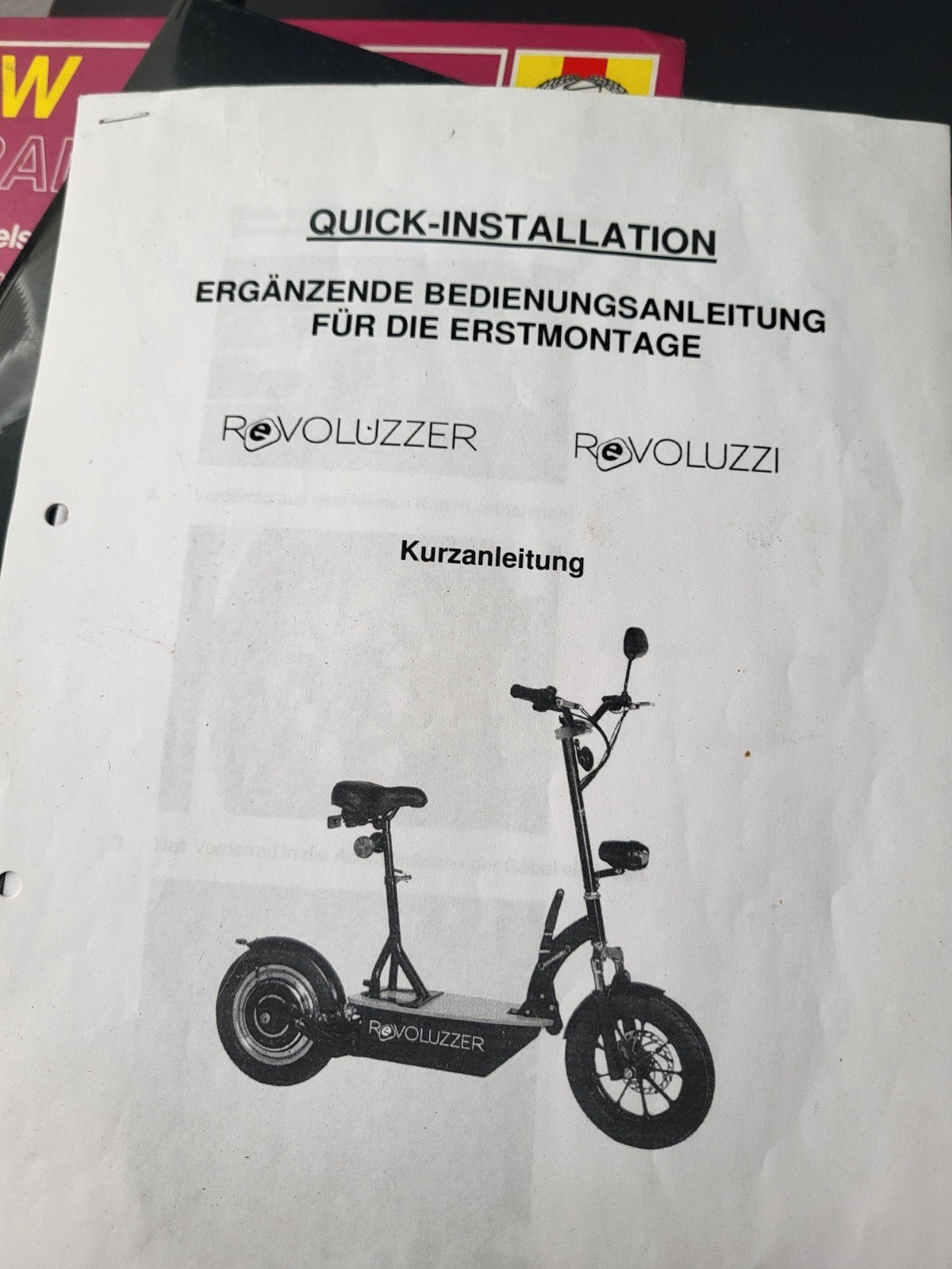 Revoluzzi elektrische step met acculader - Gebruikt, Ophalen of Verzenden, Gebruikt, Elektrische step (E-scooter), Revoluzzi