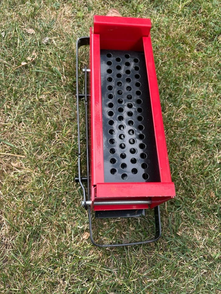 Brikettenpers voor papier 34x14x14 cm staal zwart/rood, Ophalen, Nieuw