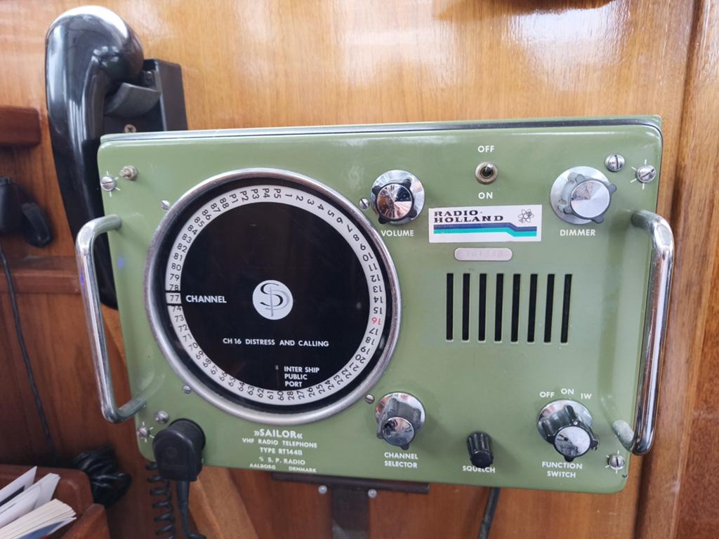 Vintage Sailor VHF Radio Telefoon RT144B - Klassiek Schip, Ophalen of Verzenden, Gebruikt, Radio