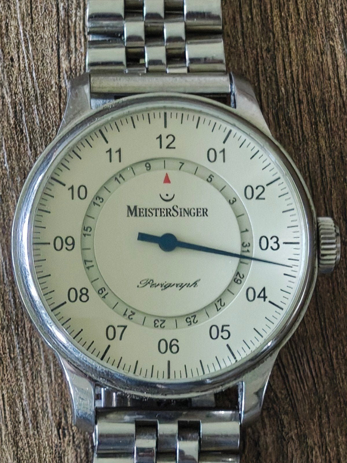 Te koop / ruil MeisterSinger Perigraph, Ophalen of Verzenden, Breitling