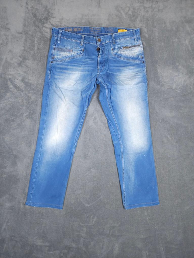 Pme Legend Broek Bare Metal W38 L32 Regular Fit Blauw Pall., W36 - W38 (confectie 52/54), ., Zo goed als nieuw, .