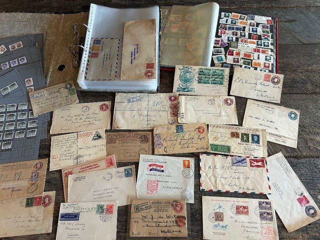 Verzameling oude Nederlandse enveloppen & poststukken, Ophalen, Envelop