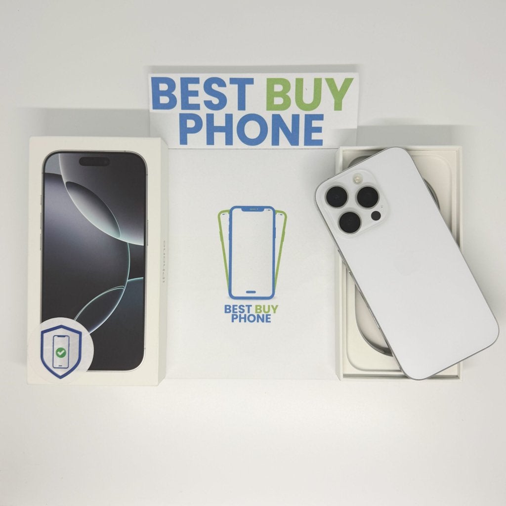 Foto 2 van iPhone 16 Pro 256GB wit /krasvrij /88% batt /garantie