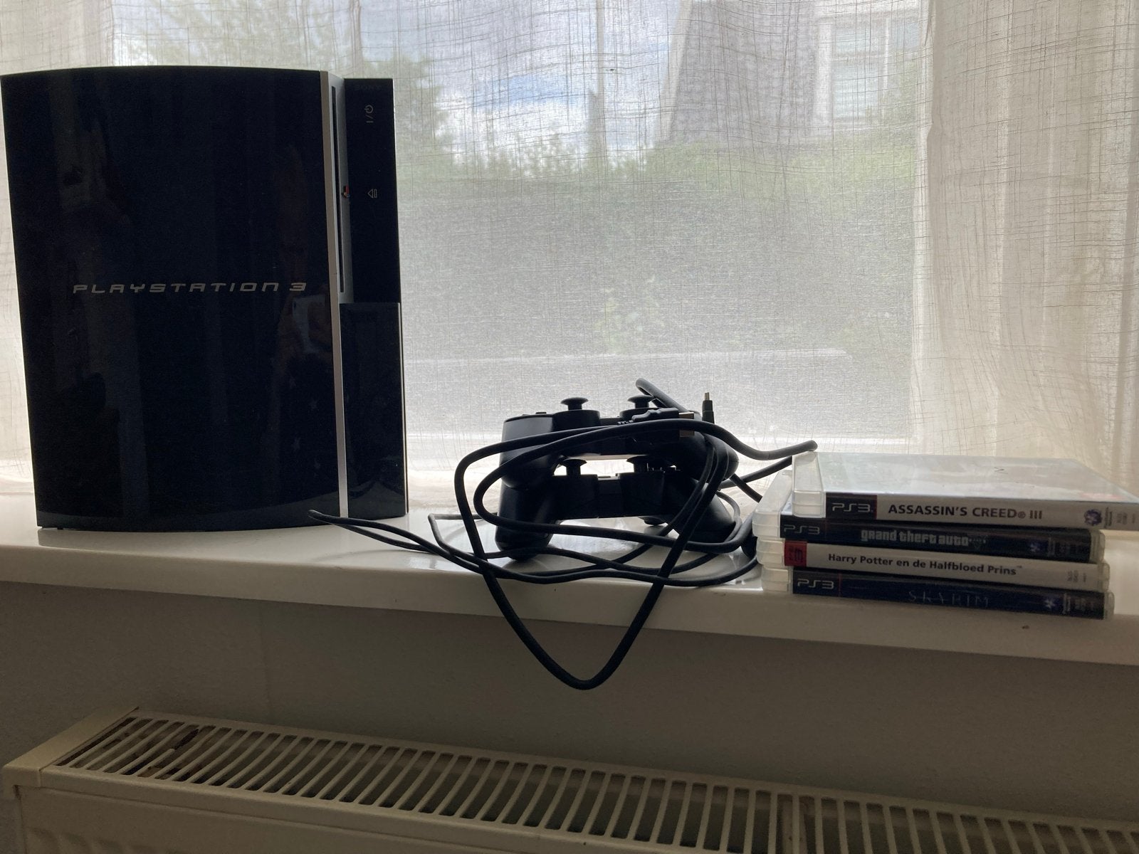 PlayStation 3 met 40GB opslag en games, Spelcomputers en Games, 40 GB, Phat, Ophalen of Verzenden, Met 1 controller