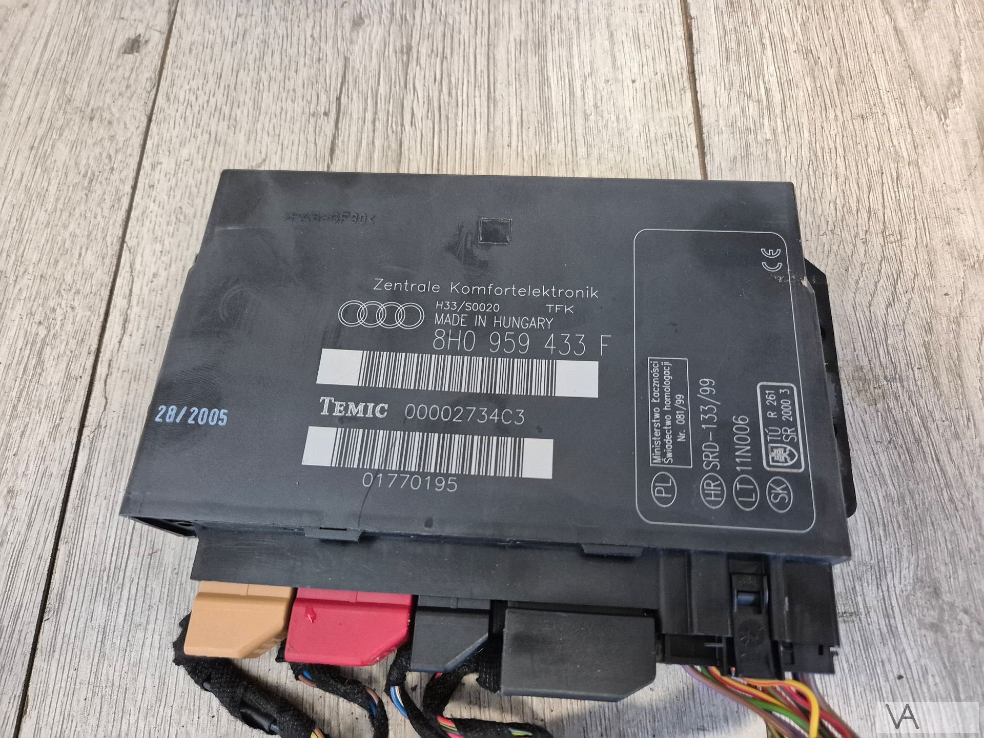 BCM / module cabriodak Audi A4 cabrio 2002 - 2009 8h0959433f, Gebruikt, -, -, -