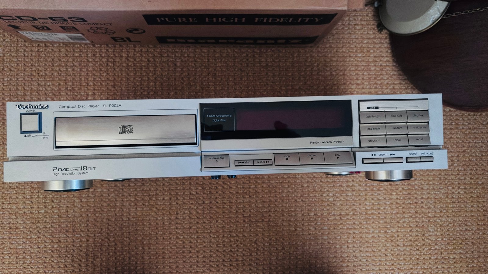 Technics CD speler - Nog werkend, Ophalen, Gebruikt, Technics