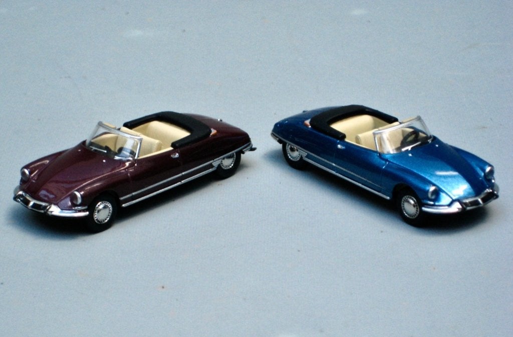 Citroen DS cabriolet rood of blauw metallic Brekina 1:87, Ophalen of Verzenden, Nieuw, Auto, Brekina