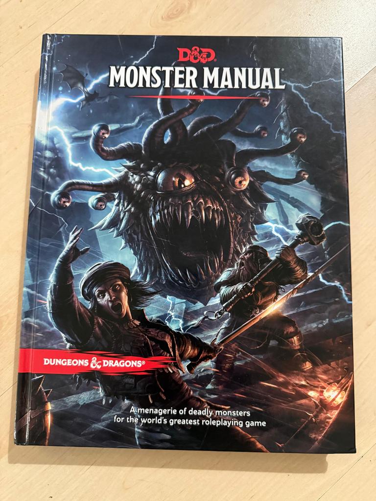 D&D Monster Manual (5e) - Zo goed als nieuw, Boeken, Fantasy, Zo goed als nieuw, Ophalen of Verzenden