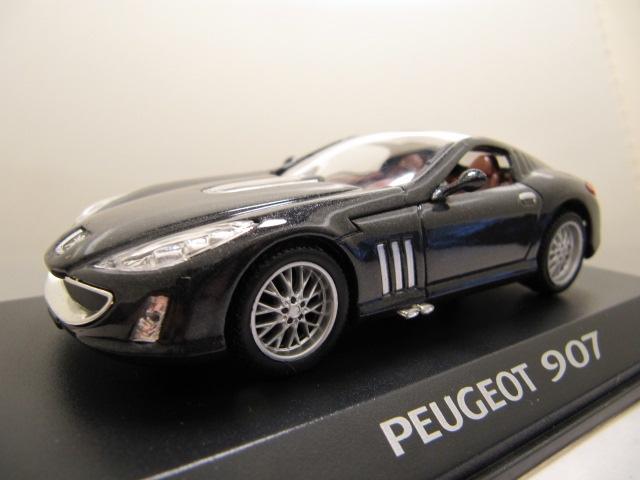 Peugeot 907 concept 1:43 Norev, Hobby en Vrije tijd, Ophalen of Verzenden, Nieuw, Auto, Norev