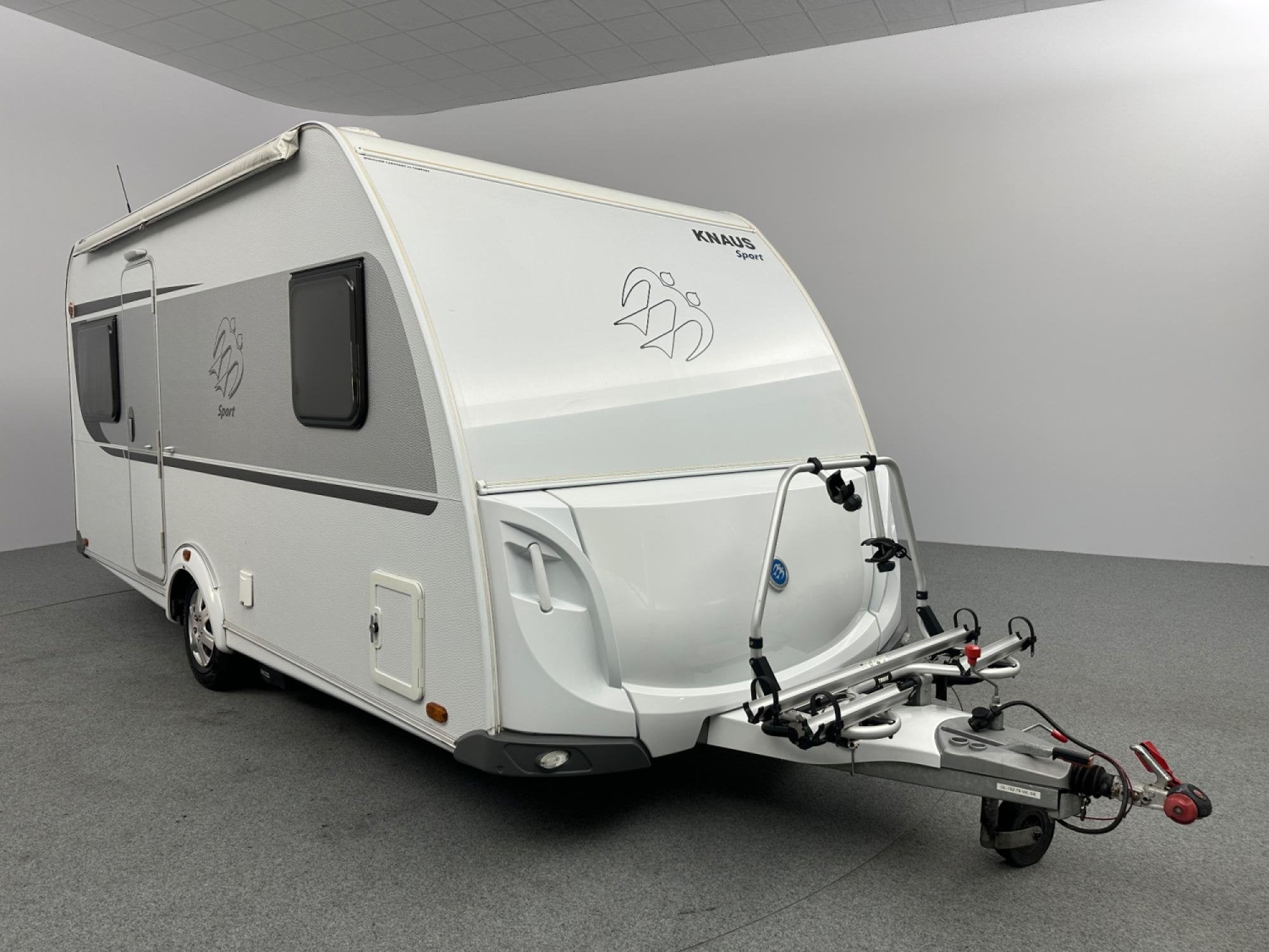 Knaus Sport 450 FU Mover Zakluifel, Caravans en Kamperen, Rondzit, Bedrijf, 4 tot 5 meter, Lengtebed