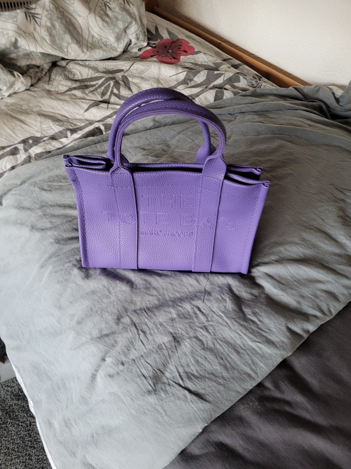 nieuwe paarse handtas The Tote bag/Marc Jacobs, Ophalen of Verzenden, Nieuw, Paars, Handtas