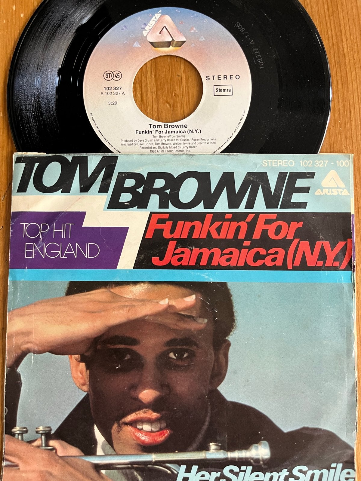 Tom Browne - Funkin' For Jamaica (N.Y.) 7" Single, Cd's en Dvd's, Vinyl Singles, Gebruikt, 7 inch, Dance en House, Fotohoes