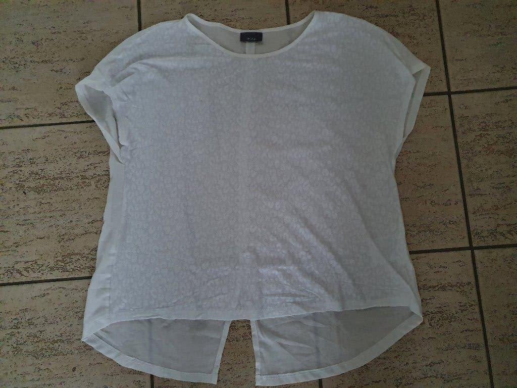 Luchtige panterprint top, Maat 42/44 (L), Ophalen of Verzenden, Zo goed als nieuw, Zonder mouw