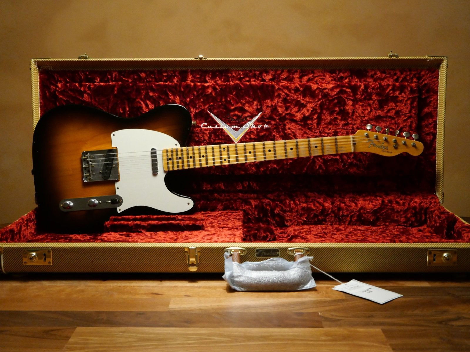 Fender Custom Shop 1955 Telecaster 2022 - 2 Tone sunburst, Muziek en Instrumenten, Ophalen of Verzenden, Zo goed als nieuw, Elektrische gitaar