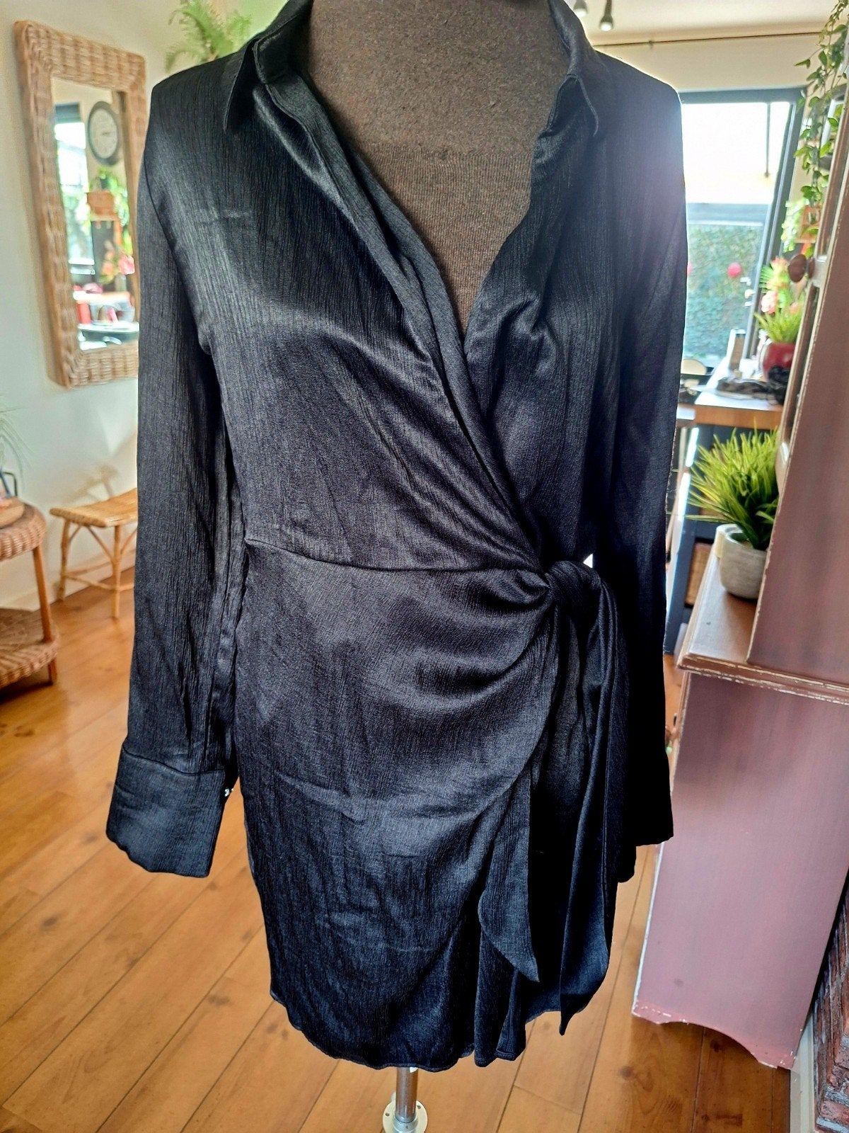 Cotton club tuniek jurk zwart maat l xl, Ophalen of Verzenden, Zo goed als nieuw, Zwart, Boven de knie