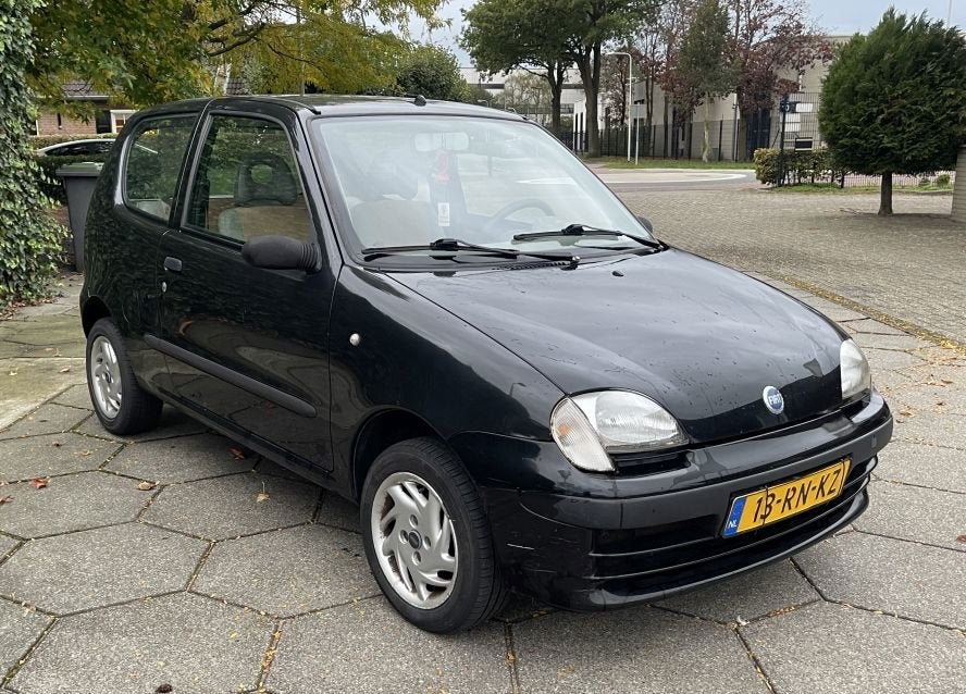 Fiat Seicento 1.1 Nieuwe APK Inruil is mogelijk, Voorwielaandrijving, Zwart, Origineel Nederlands, Handgeschakeld