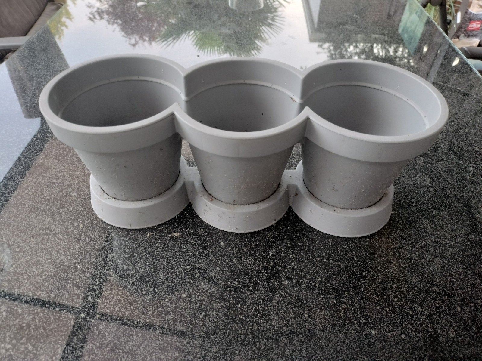 Bloempot 3 in 1, Ophalen, Kunststof, Rond, Minder dan 40 cm