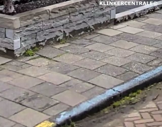 ROOIKORTING 2.500m2 grijs 30x30x4,5cm beton/stoep/tuintegels, Bij dit gebruikte product niet meer te achterhalen., Gebruikt, Verzenden