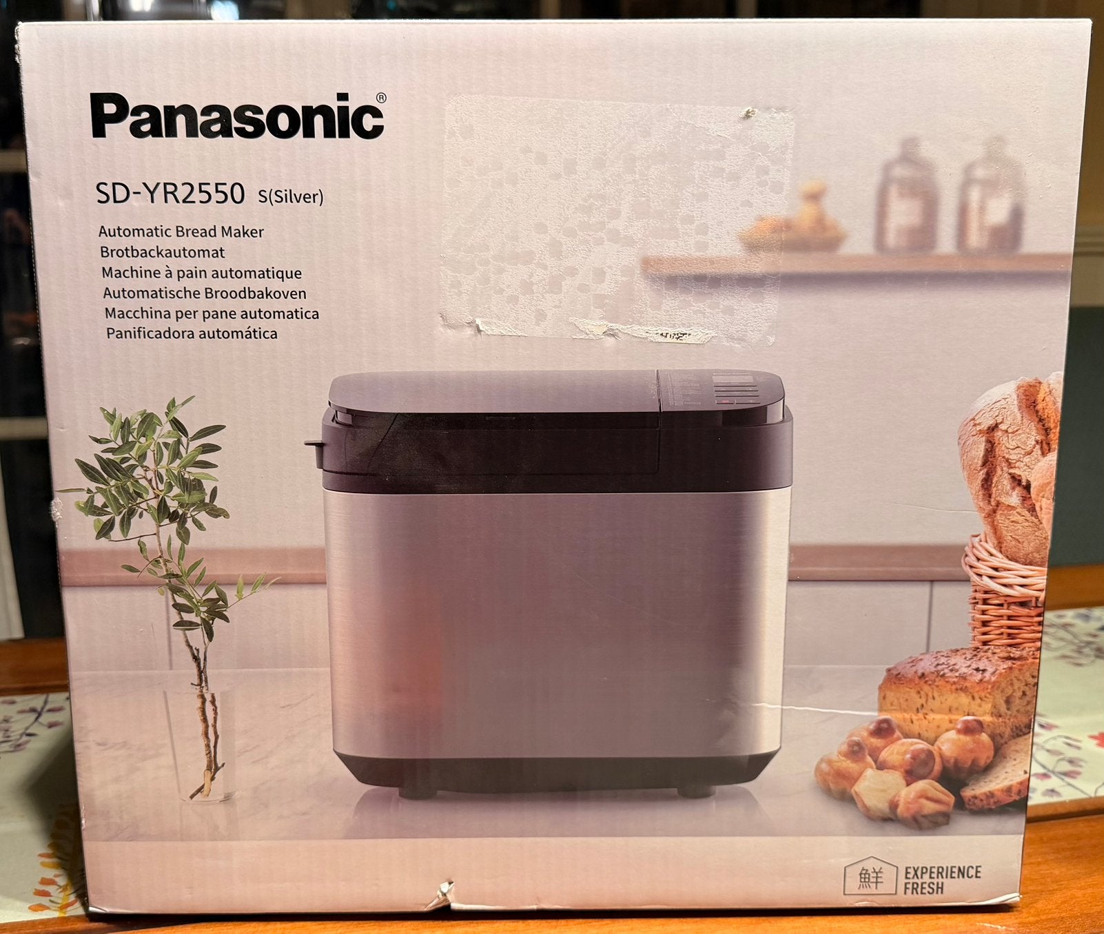 Panasonic automatische broodbakoven. Nieuw in de doos!, Witgoed en Apparatuur, Ophalen of Verzenden, Nieuw, Met timer, Meer dan 10 programma's