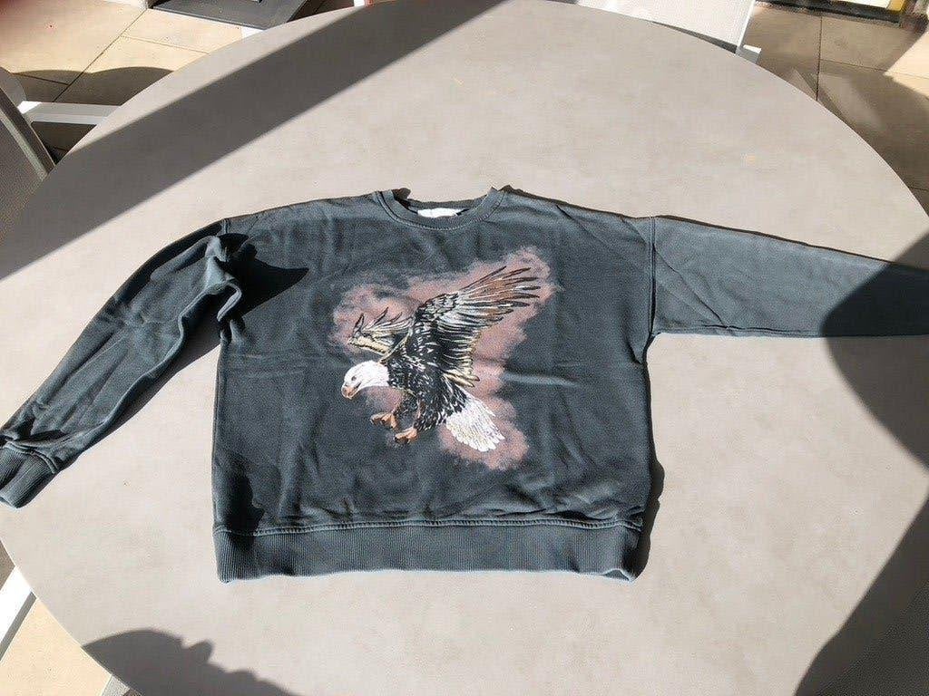 Grijze Costes sweater, maat S oversized, Maat 38/40 (M), Verzenden, Zo goed als nieuw, Costes
