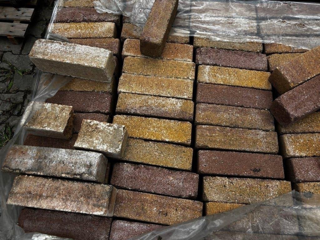 Tumbelton oud bont, Ophalen, Klinkers, Nieuw, 10 m² of meer