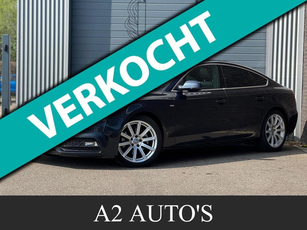 Audi A5 Sportback 1.8 TFSI S Edition Automaat|Pano|Cruise, Euro 5, Gebruikt, Zwart, 4 cilinders