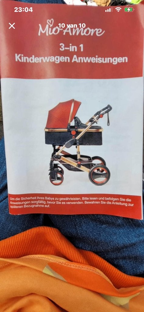 Kinderwagen 3 in 1, Kinderen en Baby's, Gebruikt, Luchtbanden, Combiwagen, Ophalen