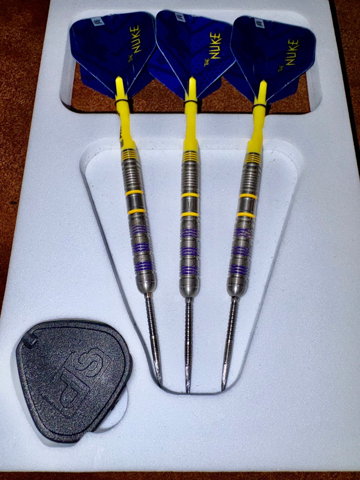 Luke Littler Loadout 24gr steel tip darts, Ophalen of Verzenden, Zo goed als nieuw, Pijlen