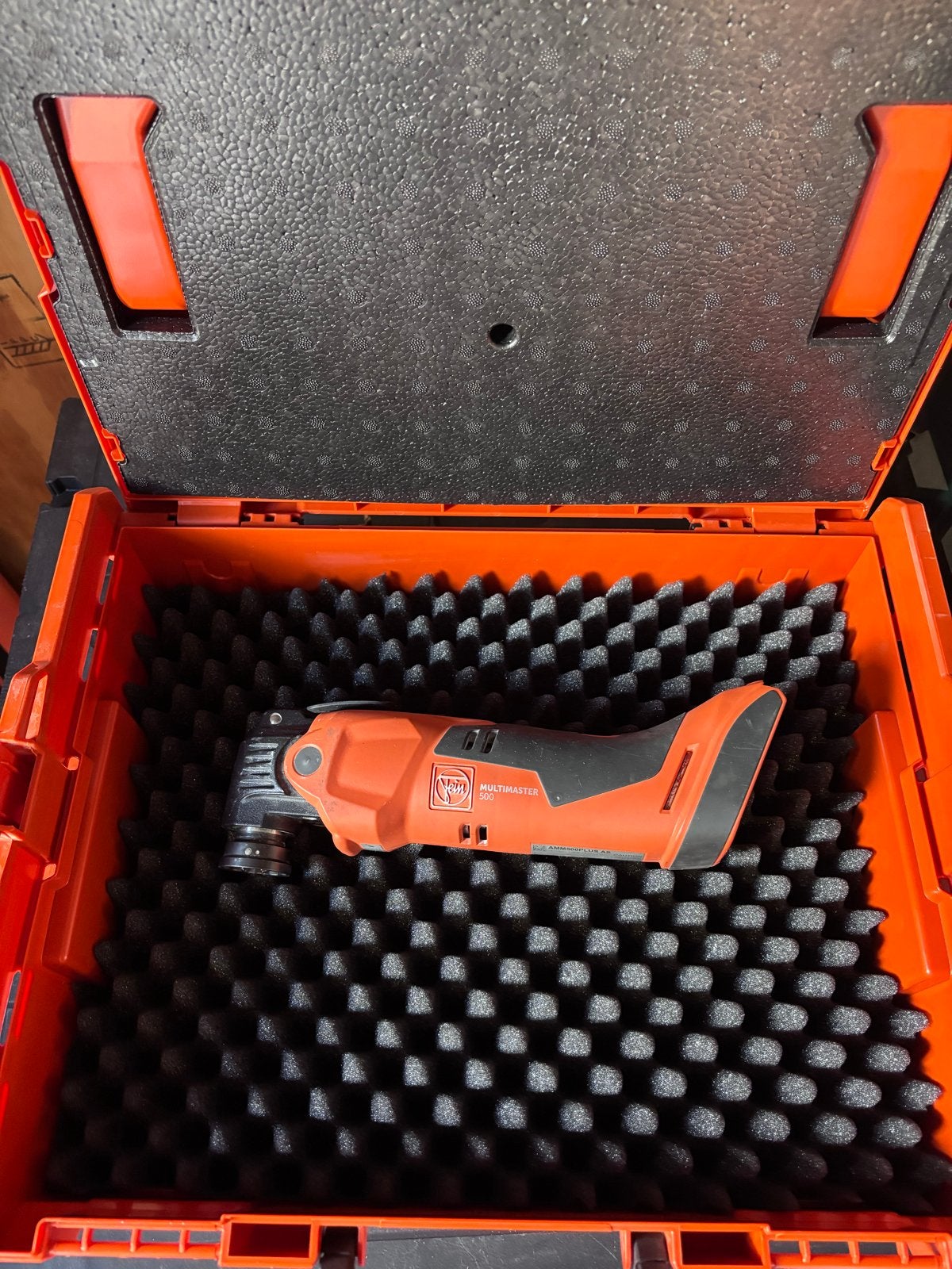 Fein accu Multimaster AMM 500 AS in goede staat, Doe-het-zelf en Verbouw, Ophalen of Verzenden, Zo goed als nieuw, Multitool