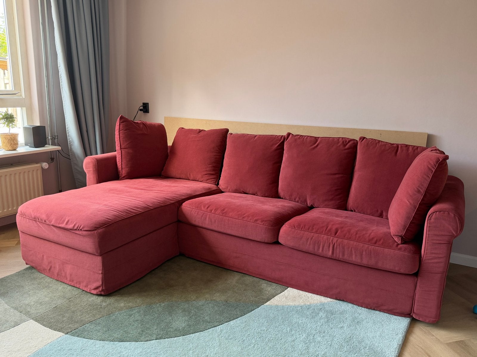 IKEA GRÖNLID Hoekbank met chaise longue en slaapfunctie, Huis en Inrichting, Banken | Sofa's en Chaises Longues, Ophalen, 250 tot 300 cm