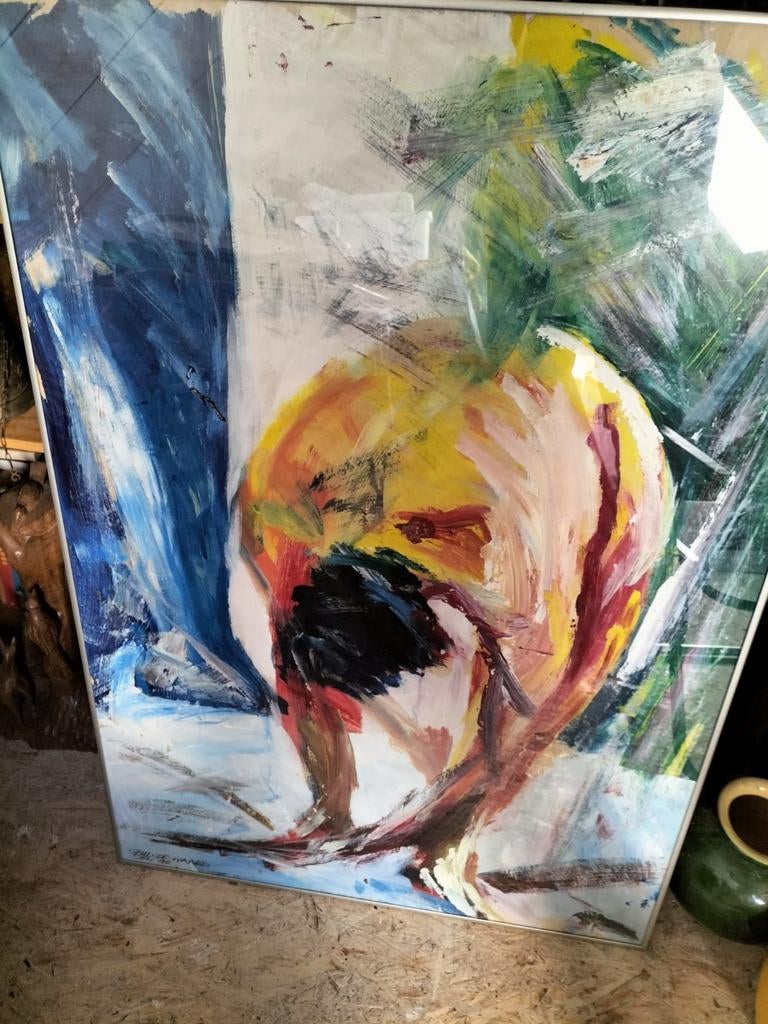 Groot Acrylwerk van Bud de Waard, Ophalen