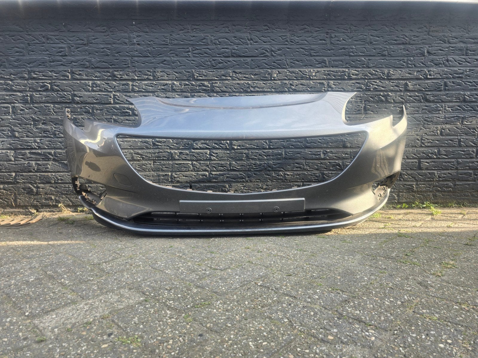 Voorbumper Opel Corsa E bj 2014-2019, Gebruikt, Voor, Opel, Ophalen of Verzenden
