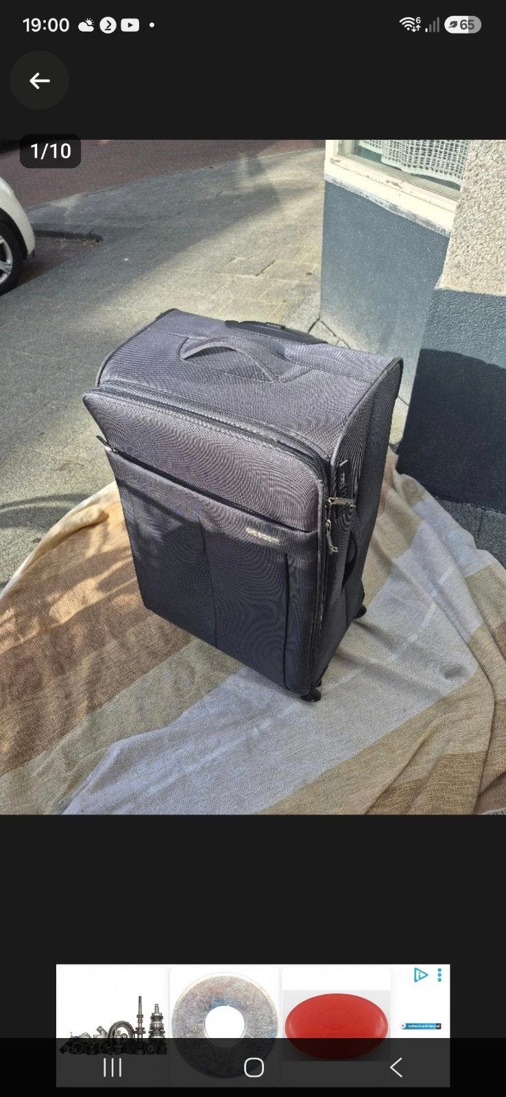 Decent Basic-Line Reiskoffer 78 liter - Grote maat koffer, Ophalen, Hard kunststof, 45 tot 55 cm, Zo goed als nieuw