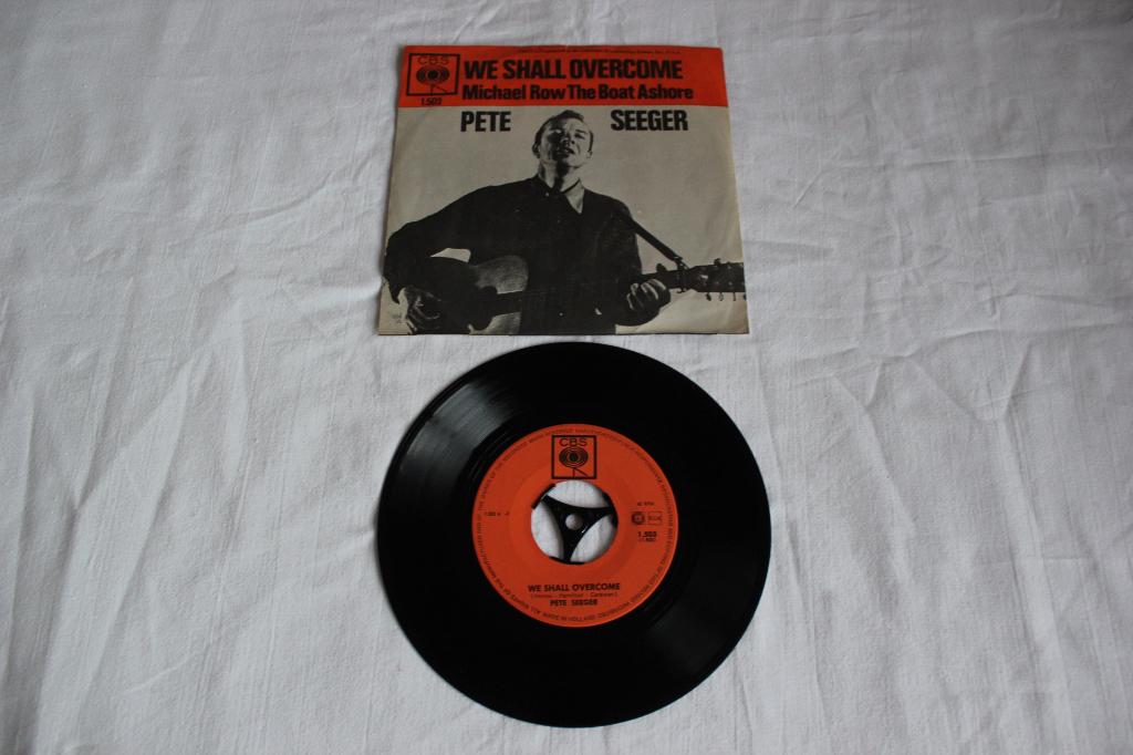 pete Seeger - we shall overcome, Ophalen of Verzenden, Zo goed als nieuw, 7 inch, Single