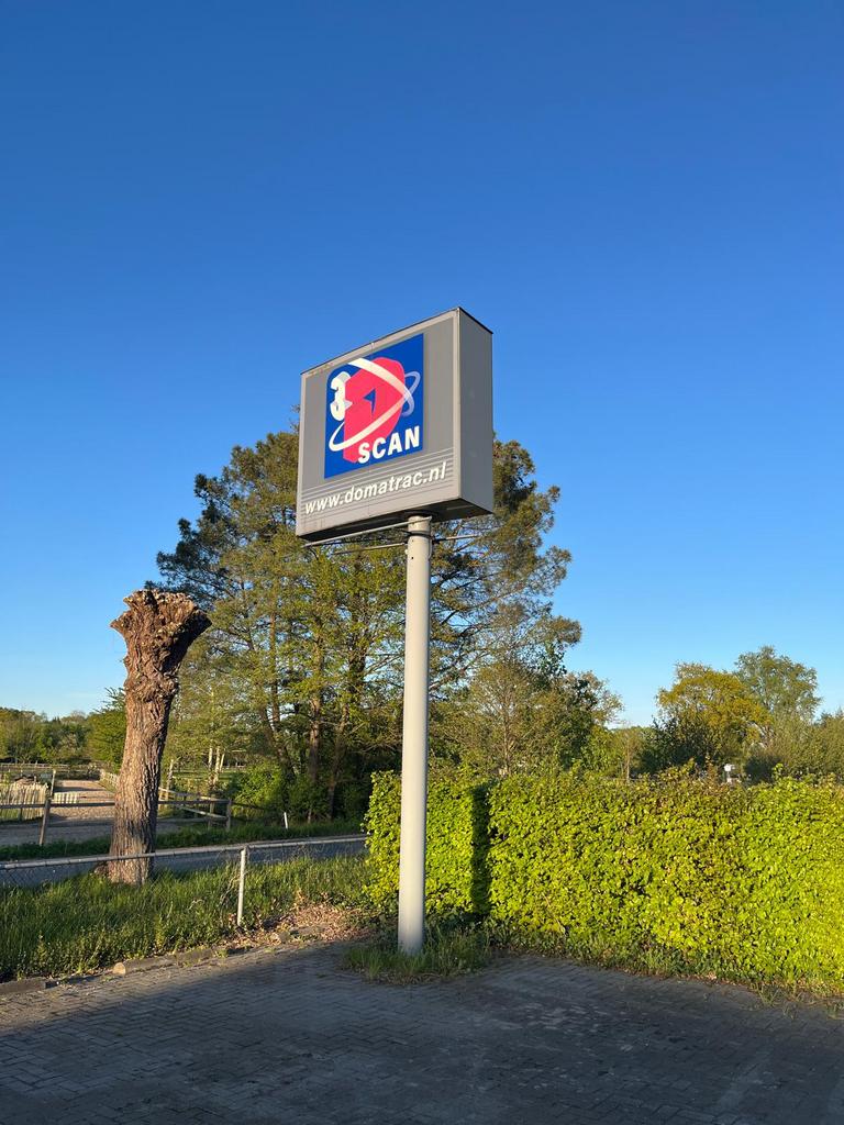 Gratis reclamezuil, Diversen, Vlaggen en Wimpels, Ophalen, Gebruikt