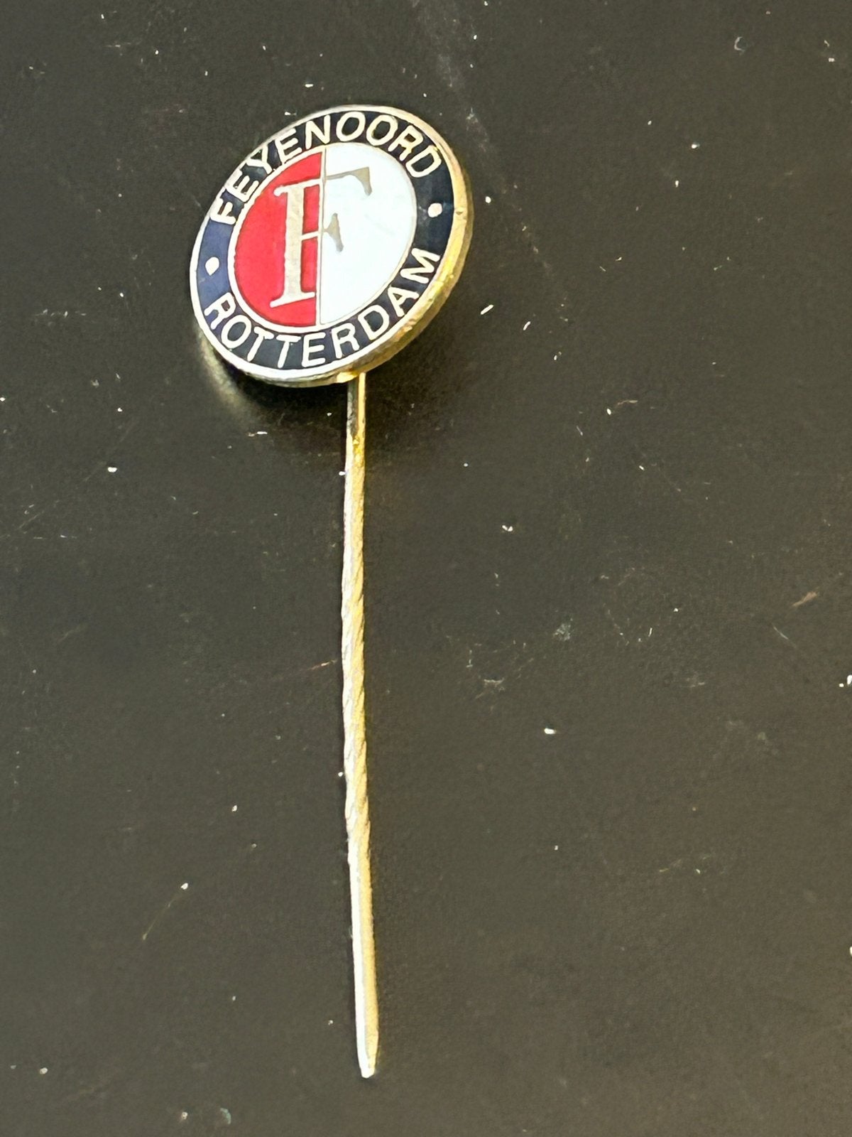 Vintage Feyenoord Rotterdam Speldje - Voetbal Club Pin, Verzamelen, Ophalen of Verzenden, Gebruikt, Sport, Speldje of Pin
