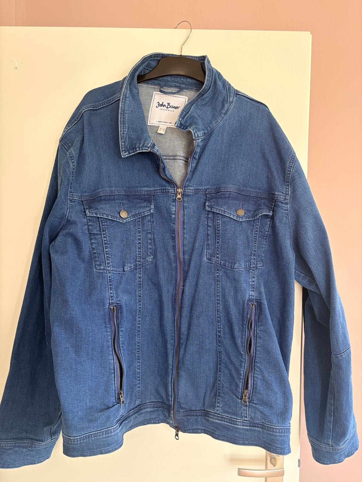 Spijkerjas voor maatje meer, Kleding | Heren, Ophalen of Verzenden, Zo goed als nieuw, Blauw, Overige typen